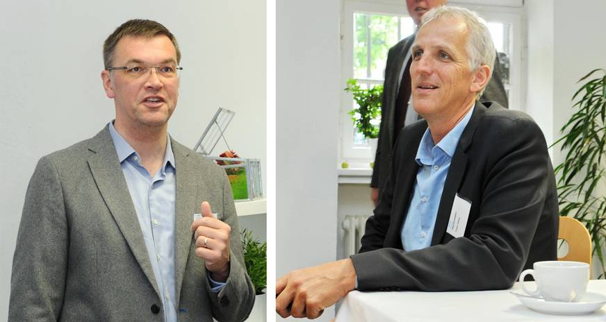 Thomas Blohm-Schröder und Gregor Dewey.